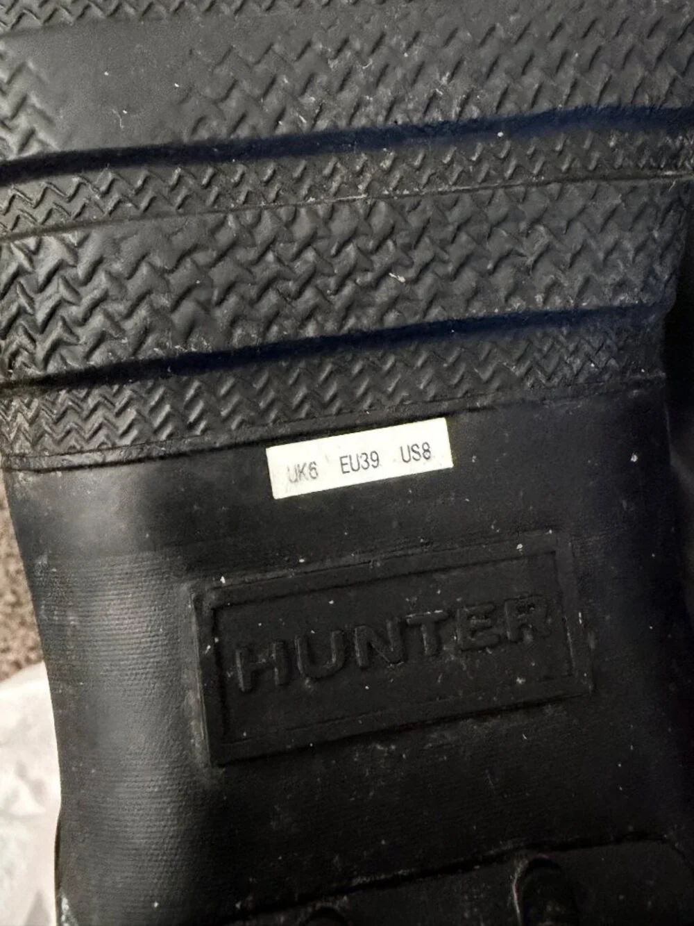 Hunter Classic Tall Rain boots sz 8